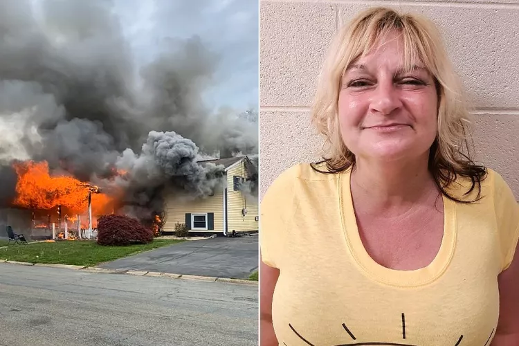 Woman Set Home on Fire with Person Inside, then Sat on Lawn Chair and ...
