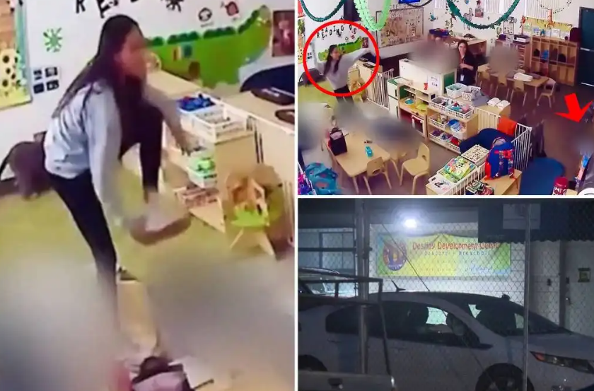 Daycare Worker Caught on Camera Hurling Shoe at 5-Year-Old Special ...